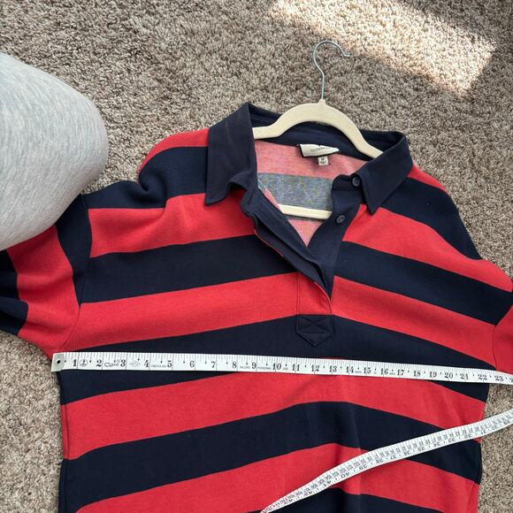 Tuckernuck Stripe Cotton Warren Rugby Shirt Sz M Preppy Academia - Picture 11 of 12